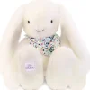 Clearance Peluche Lapin Fleurette Blanc (50 cm) Peluche Moyenne (20-59 Cm)