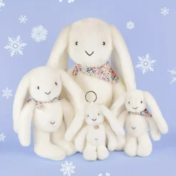 Clearance Peluche Lapin Fleurette Blanc (50 cm) Peluche Moyenne (20-59 Cm)