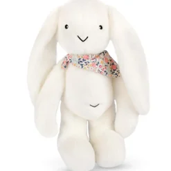 Clearance Peluche Lapin Fleurette Blanc (50 cm) Peluche Moyenne (20-59 Cm)