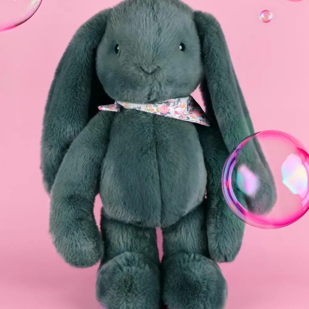 Sale Peluche Lapin Fleurette Eucalyptus (50 cm) Peluche Moyenne (20-59 Cm)