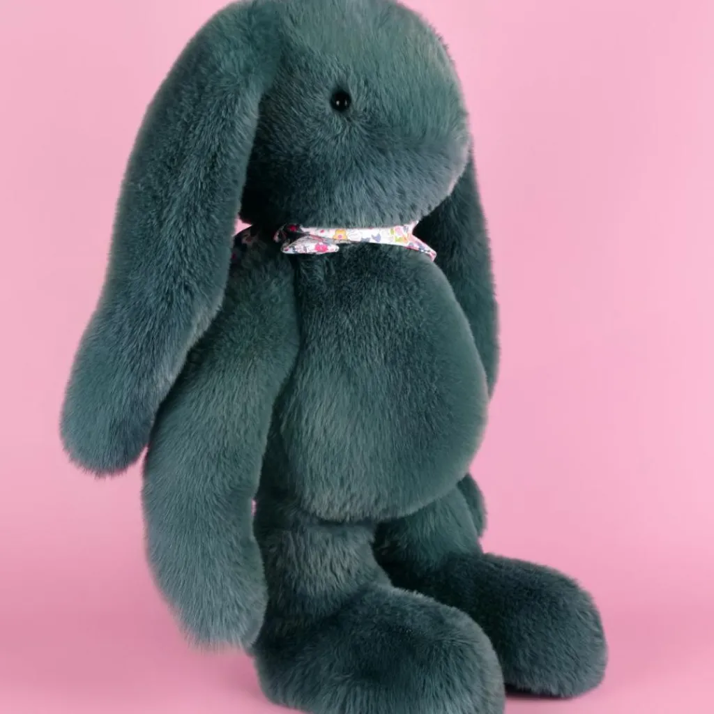 Sale Peluche Lapin Fleurette Eucalyptus (50 cm) Peluche Moyenne (20-59 Cm)