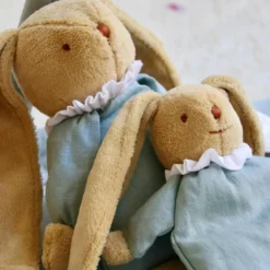 Discount Peluche lapin nid d'ange vert céladon (20 cm) Hochet