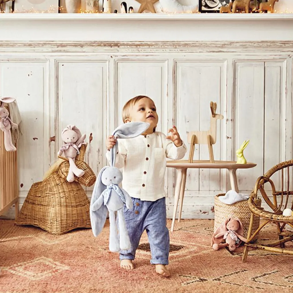 Hot Peluche Lapinoo pantin rose (35 cm) Peluche Moyenne (20-59 Cm)