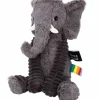 Outlet Peluche Les Ptipotos Dimoitou l'éléphant gris (35 cm) Peluche Moyenne (20-59 Cm)