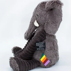 Outlet Peluche Les Ptipotos Dimoitou l'éléphant gris (35 cm) Peluche Moyenne (20-59 Cm)