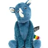 Discount Peluche Les Ptipotos Grobisou le rhinocéros bleu (26 cm) Peluche Moyenne (20-59 Cm)