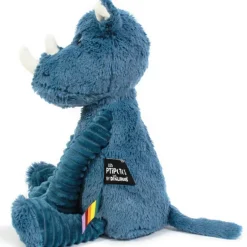Discount Peluche Les Ptipotos Grobisou le rhinocéros bleu (26 cm) Peluche Moyenne (20-59 Cm)