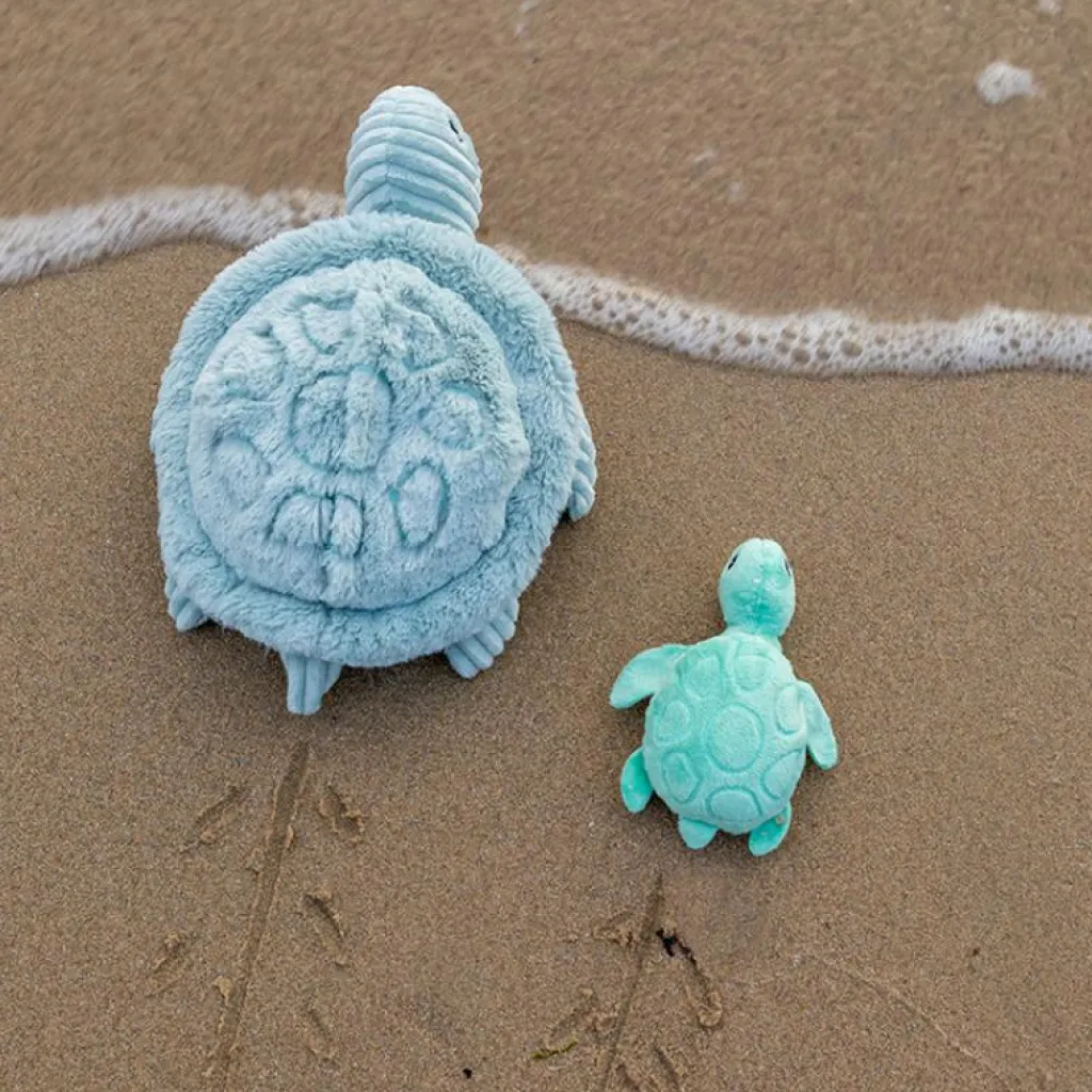 Sale Peluche Les Ptipotos Sauvenou maman et bébé tortue menthe (29 cm) Peluche Moyenne (20-59 Cm)