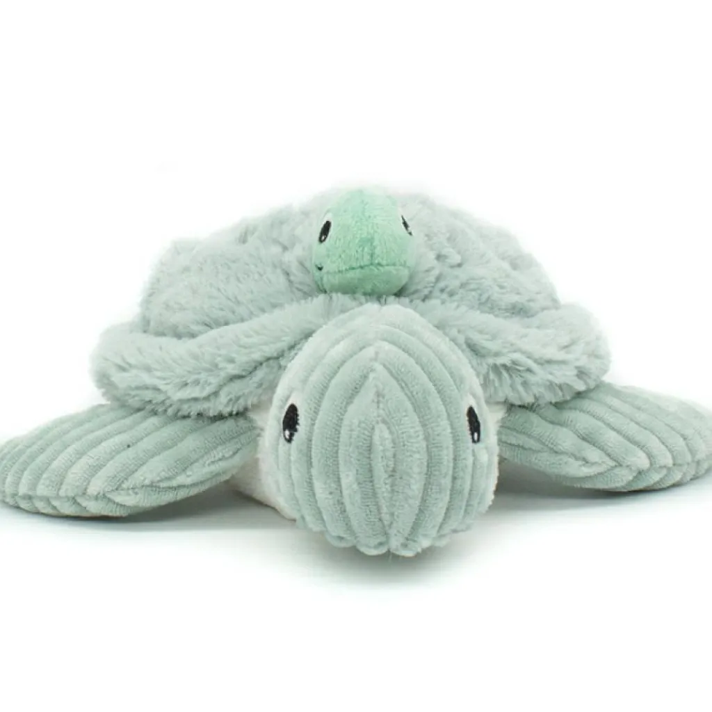 Sale Peluche Les Ptipotos Sauvenou maman et bébé tortue menthe (29 cm) Peluche Moyenne (20-59 Cm)