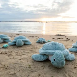 Sale Peluche Les Ptipotos Sauvenou maman et bébé tortue menthe (29 cm) Peluche Moyenne (20-59 Cm)