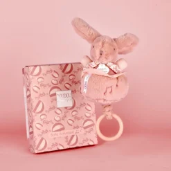 Best Peluche musicale Lapin Doudou rose (20 cm) Peluche Musicale