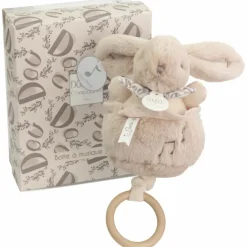 Hot Peluche musicale Lapin Doudou beige (20 cm) Peluche Musicale
