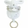 Hot Peluche musicale Lapin Doudou blanc (20 cm) Peluche Musicale