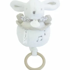 Hot Peluche musicale Lapin Doudou blanc (20 cm) Peluche Musicale