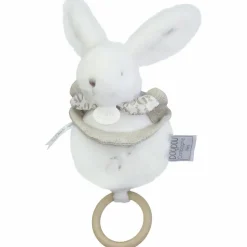 Hot Peluche musicale Lapin Doudou blanc (20 cm) Peluche Musicale