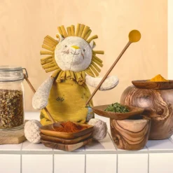 Hot Peluche musicale lion Sous mon baobab (28 cm) Peluche Musicale