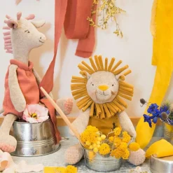 Hot Peluche musicale lion Sous mon baobab (28 cm) Peluche Musicale