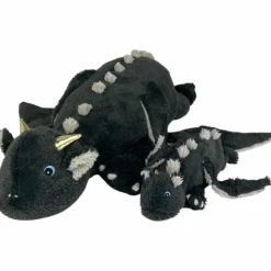 Hot Peluche Nemu Nemu Dragon Noir (20 cm) Peluche Moyenne (20-59 Cm)