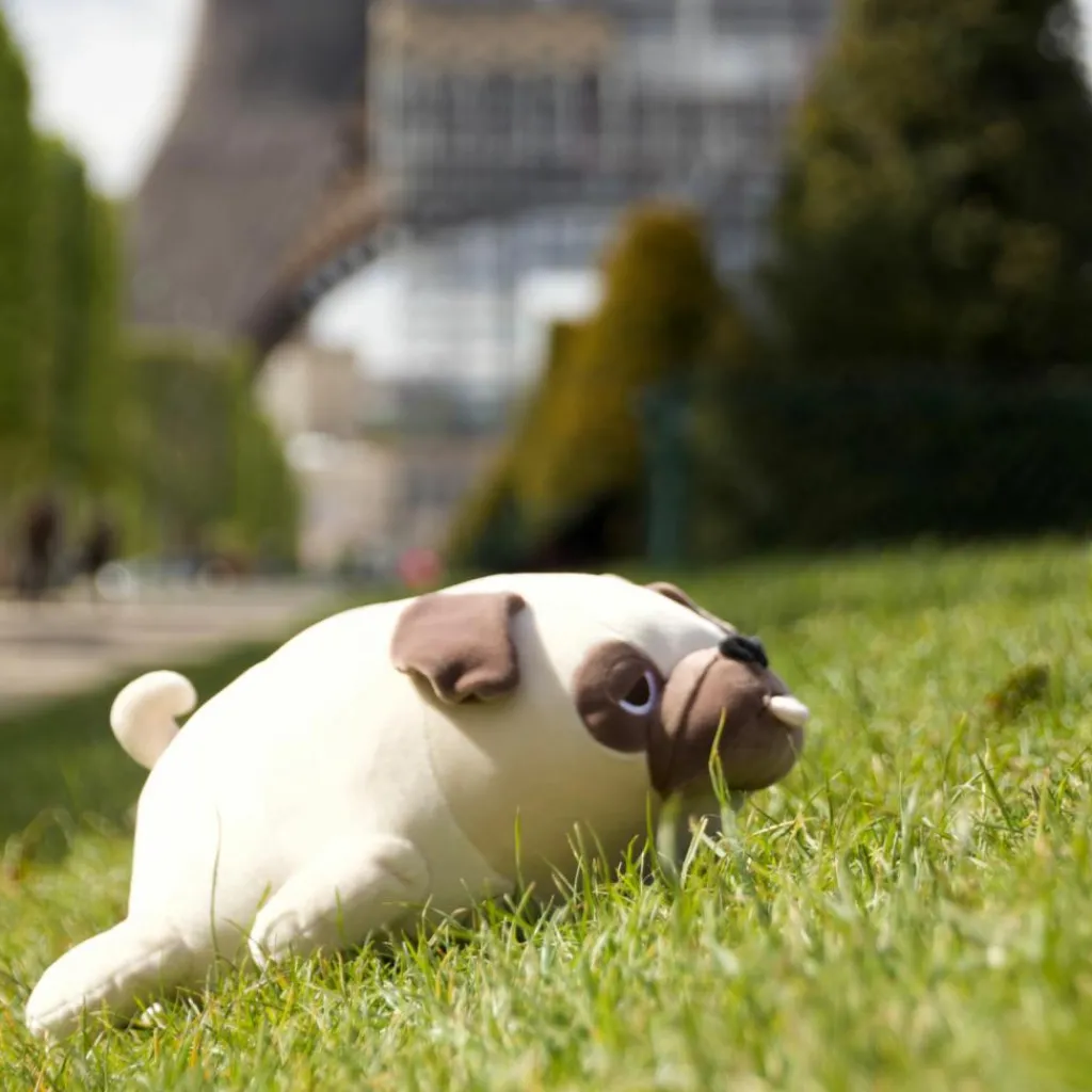 Best Peluche Nemu Nemu Hana le Bulldog (27 cm) Peluche Moyenne (20-59 Cm)