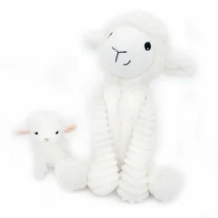 Online Peluche Olou maman et bébé Les Ptipotos Blanc (31 cm) Peluche Moyenne (20-59 Cm)