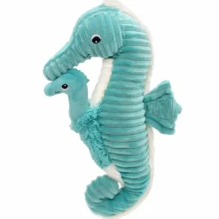 Best Peluche Papadou papa et bébé Les Ptipotos Aqua (34 cm) Peluche Moyenne (20-59 Cm)