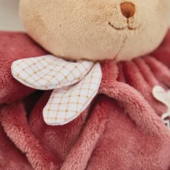 Outlet Peluche Patapouf Lapin bordeaux (17 cm) Petite Peluche (< 20 Cm)