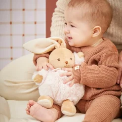 Hot Peluche Patapouf Lapin rose (17 cm) Petite Peluche (< 20 Cm)