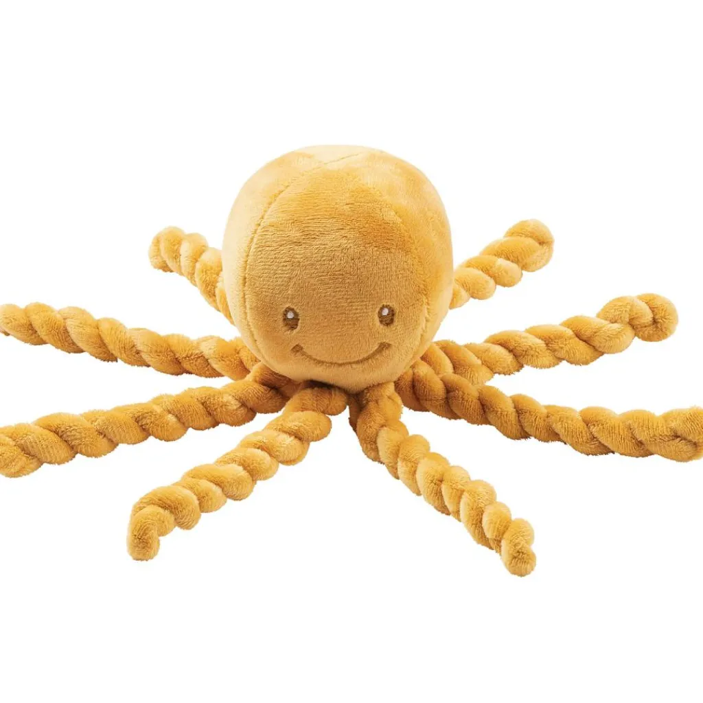Peluche pieuvre Lapidou ocre (23 cm) Peluche Moyenne (20-59 Cm)