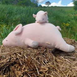 Best Peluche Pinkie le cochon (55 cm) Peluche Moyenne (20-59 Cm)