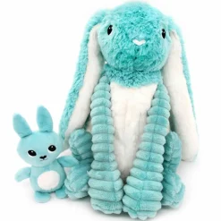 Online Peluche Toudou maman et bébé Les Ptipotos Aqua (25 cm) Peluche Moyenne (20-59 Cm)