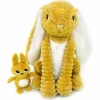 Online Peluche Toudou maman et bébé Les Ptipotos Moutarde (25 cm) Peluche Moyenne (20-59 Cm)