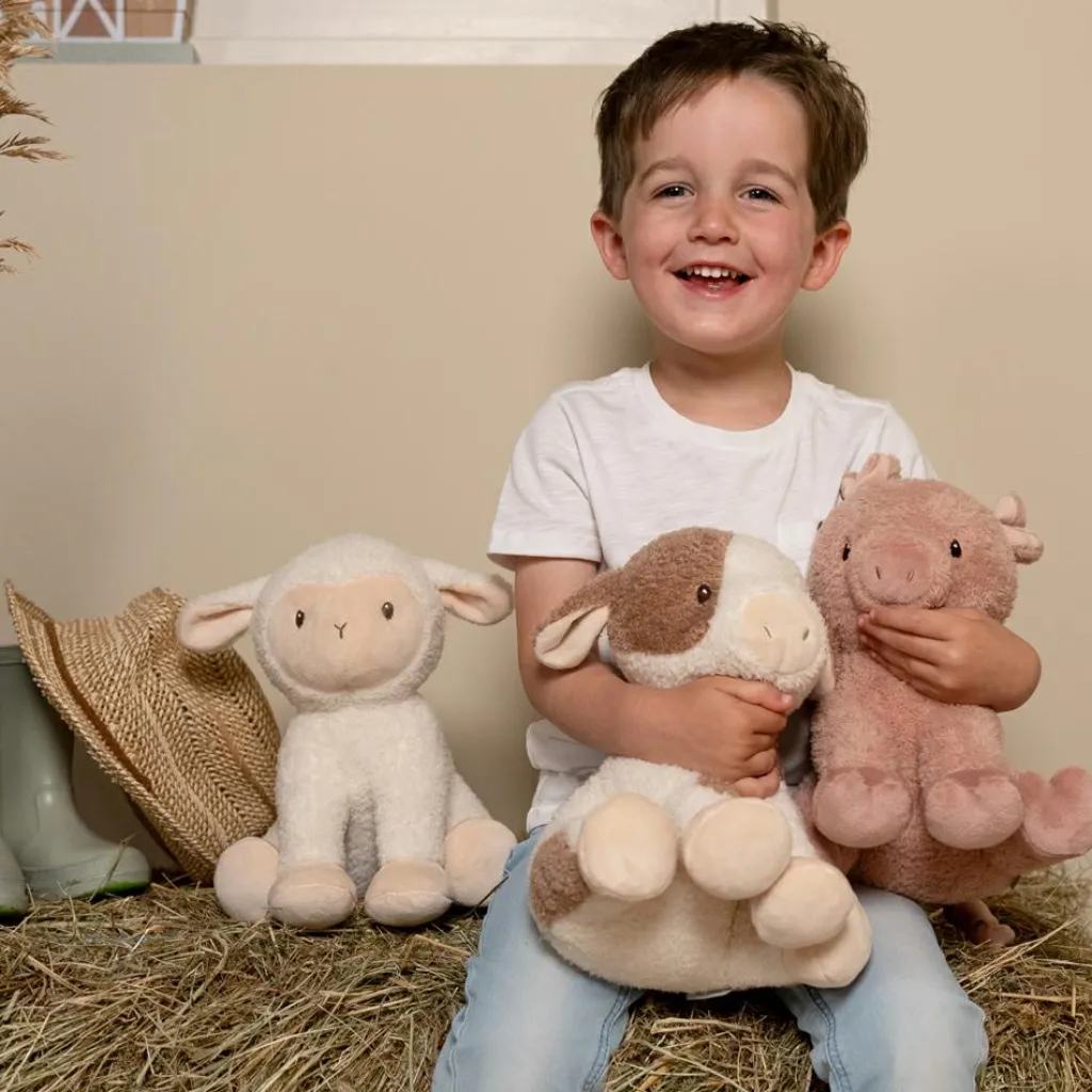 Peluche Vache Little Farm (17 cm) Petite Peluche (< 20 Cm)