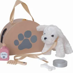 Outlet Petit chien avec son sac Peluche Moyenne (20-59 Cm)