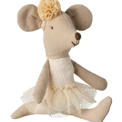 Sale Petite sœur Souris ballerine Blanc cassé Figurines De Jeu