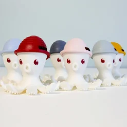 Best Pieuvre de dentition 3D Monbella rose pâle Jouet / Anneau De Dentition