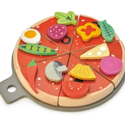 Pizza en bois Dînette Et Aliments Factices