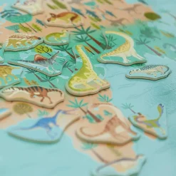 Planisphère magnétique Dino (50 pièces) Jeu Magnétique