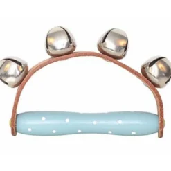 New Poignée à grelots bleus Instrument De Musique