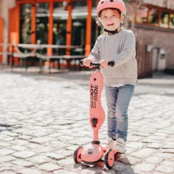 Discount Porteur évolutif en trottinette Highwaykick 1 Peach Porteur Évolutif En Trottinette