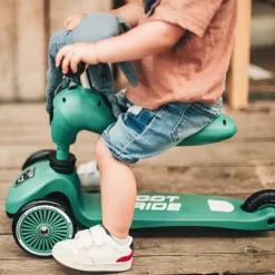 Outlet Porteur évolutif en trottinette Highwaykick 1 vert forêt - Reconditionné Porteur Évolutif En Trottinette