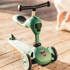 Outlet Porteur évolutif en trottinette Highwaykick 1 vert forêt - Reconditionné Porteur Évolutif En Trottinette