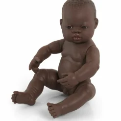 Hot Poupée bébé garçon africain (40 cm) Poupée / Poupon