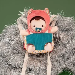 New Poupée Jeanne et son porte bébé Poupée / Poupon