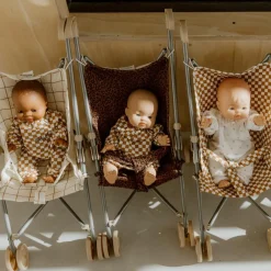 Best Poussette pour poupée Gaze Léopard Marron Poussette Pour Poupée