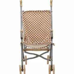 Clearance Poussette pour poupée Gaze Damier Poussette Pour Poupée