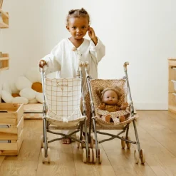 Best Poussette pour poupée Gaze Léopard Poussette Pour Poupée