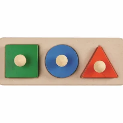 Sale Puzzle à encastrer Montessori (3 pièces) Puzzle