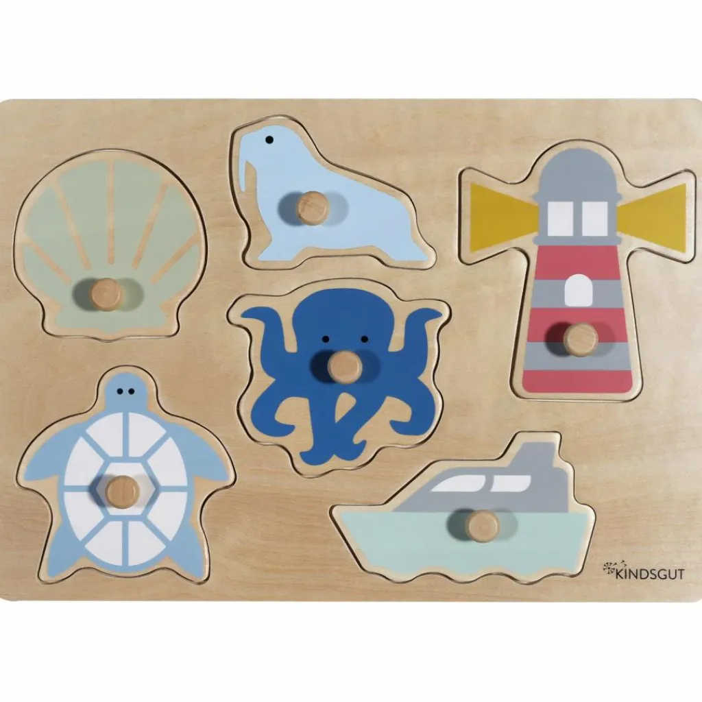 Clearance Puzzle à encastrer Océan (7 pièces) Puzzle