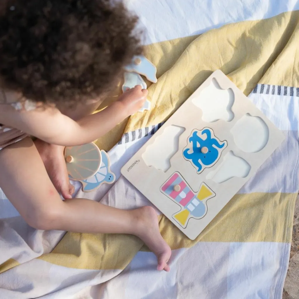 Clearance Puzzle à encastrer Océan (7 pièces) Puzzle