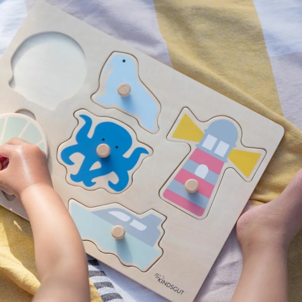 Clearance Puzzle à encastrer Océan (7 pièces) Puzzle